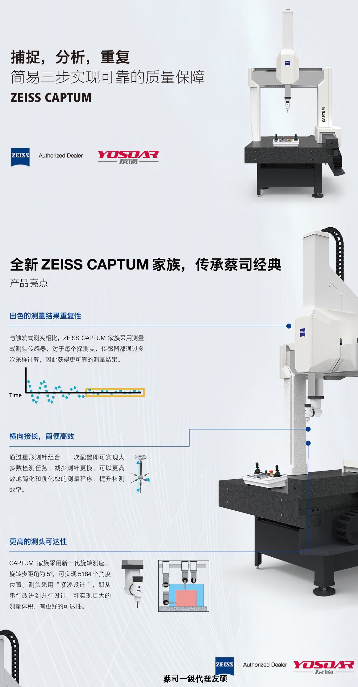 天水蔡司三坐标CAPTUM